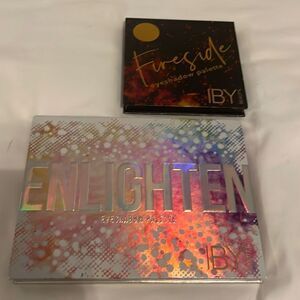 Enlighten and fireside eyeshadow palettes